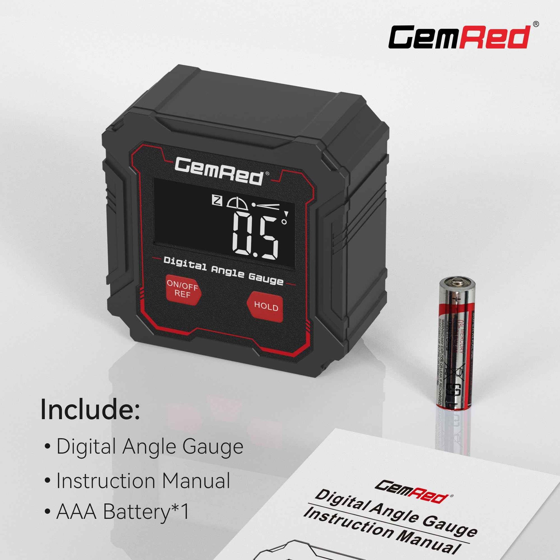 GemRed Digital Angle Gauge DAG-V1 (DAG-V1-BASIC)