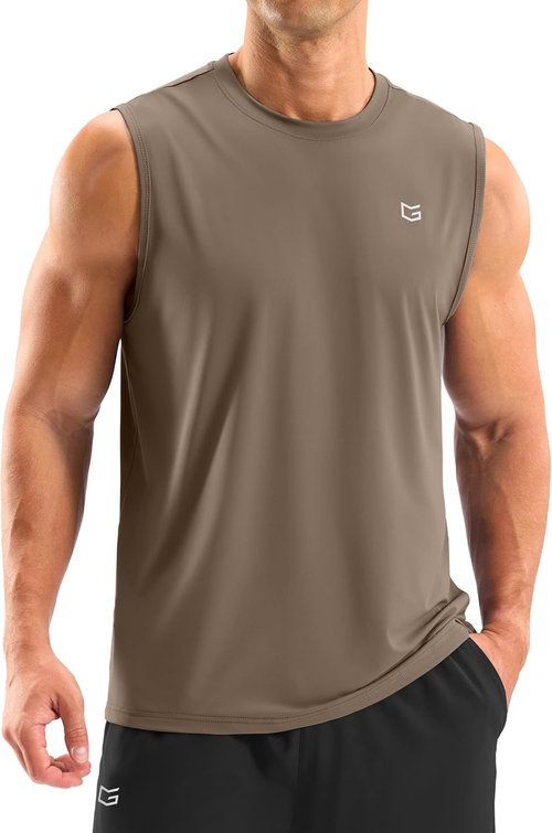 G Gradual Men's Workout Tank Top - Moisture-Wicking Muscle Shirt for Gym & Summer Casual Wear