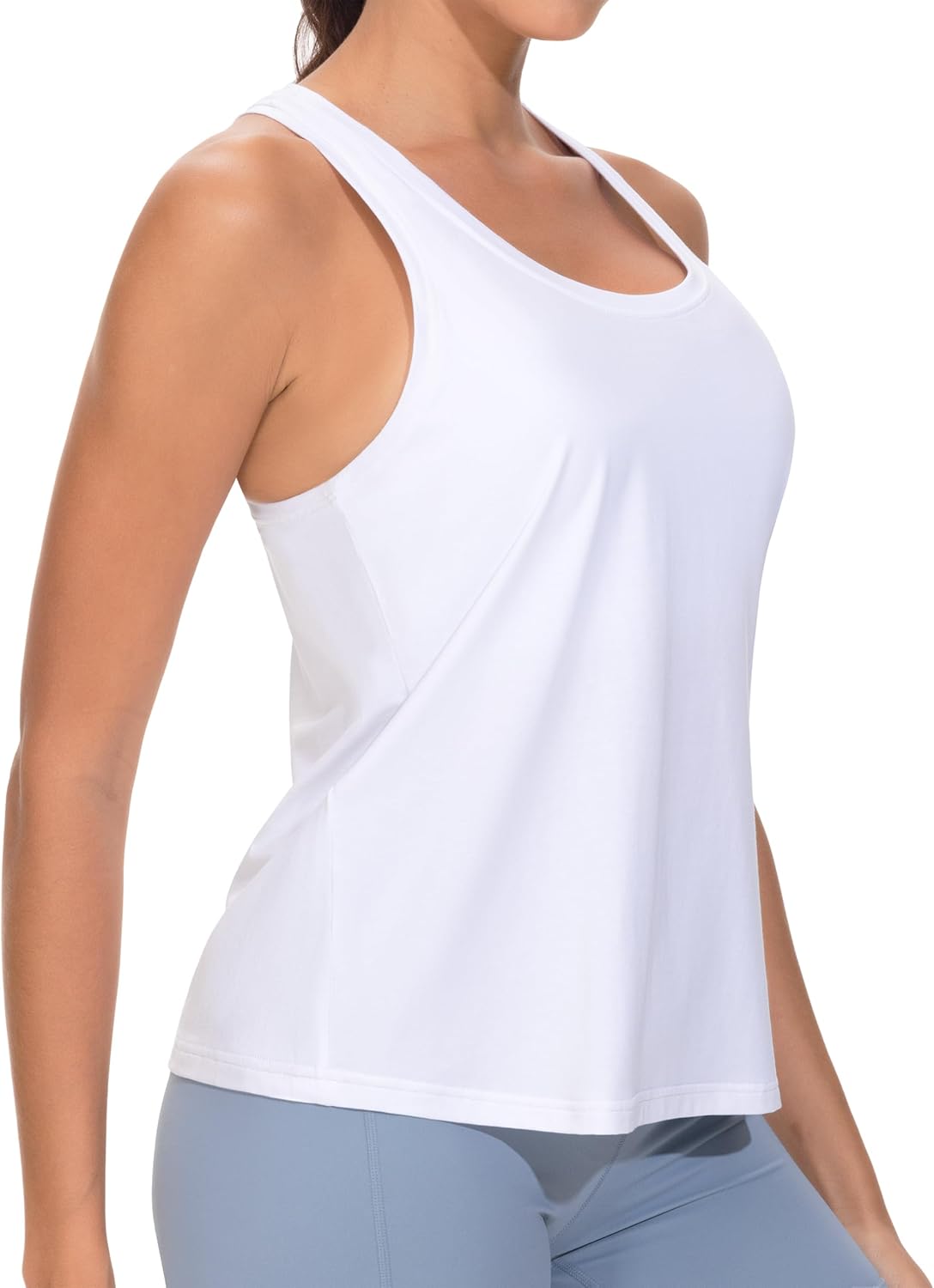The Gym People Women's Racerback Workout Tank Tops - Sleeveless Athletic Yoga Shirts