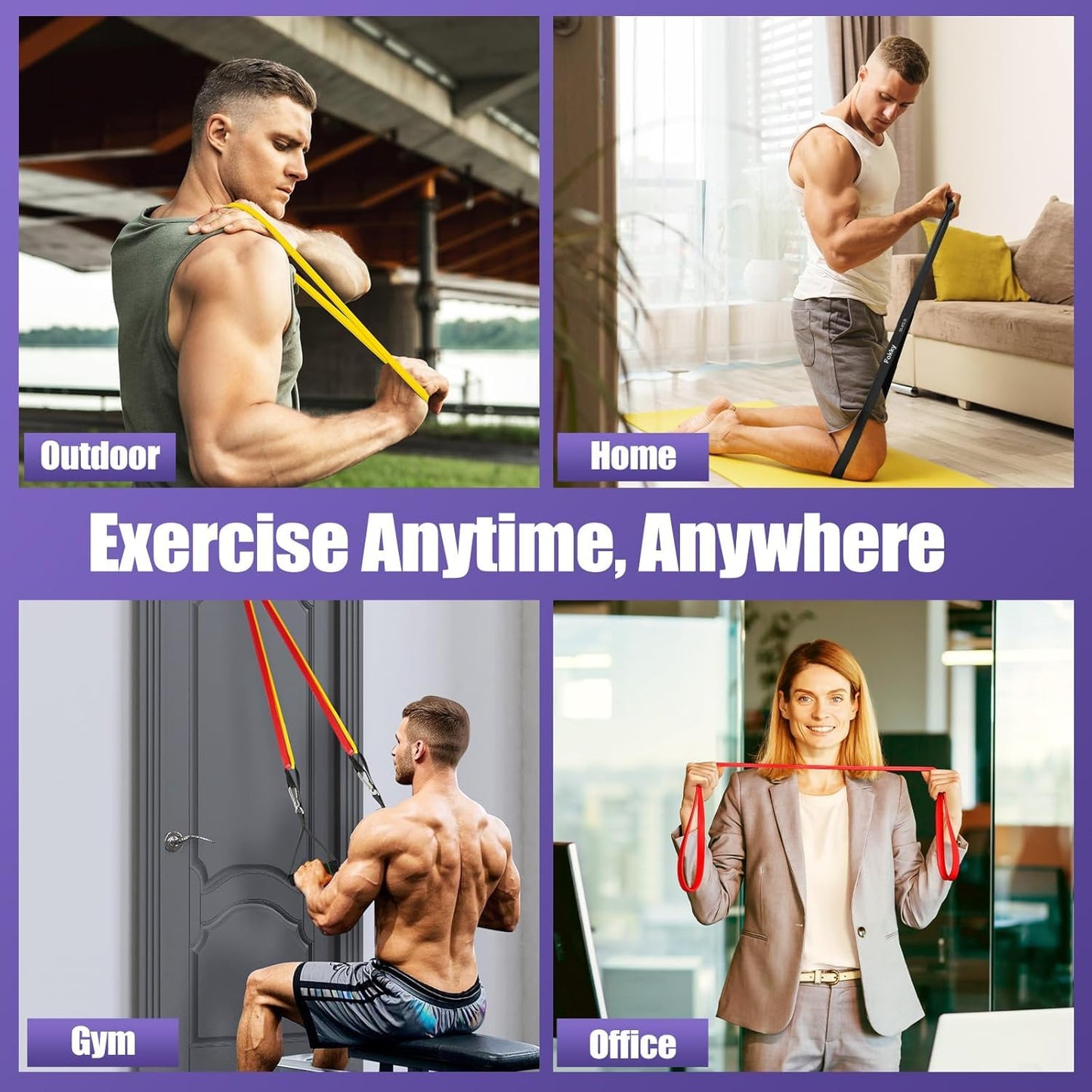 Resistance Bands for Working Out, Pull up Assistant Bands, Exercise Bands, Pull up Band Set for Strength Training, Pull Up Assistance Bands for Body Stretching Training Physical Therapy
