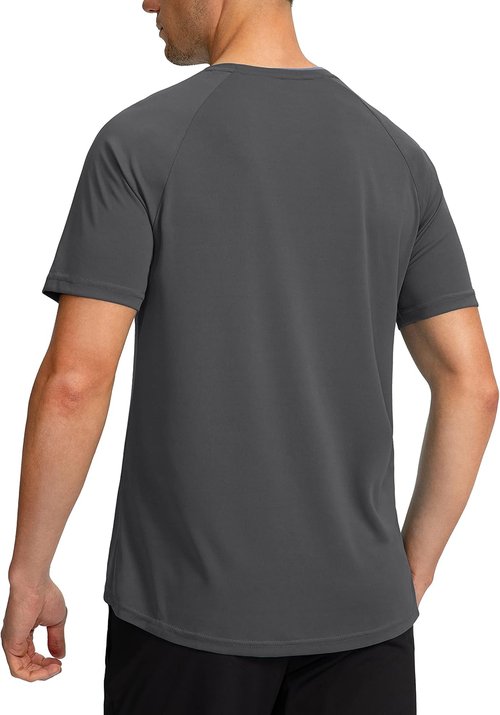 G Gradual Men's Quick Dry Workout T-Shirt - Lightweight Short Sleeve Gym Tee for Running & Hiking