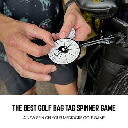 Chump Change | Fun Golf Gambling Game | On-Course Golf Spinner | Golf Bag Tag