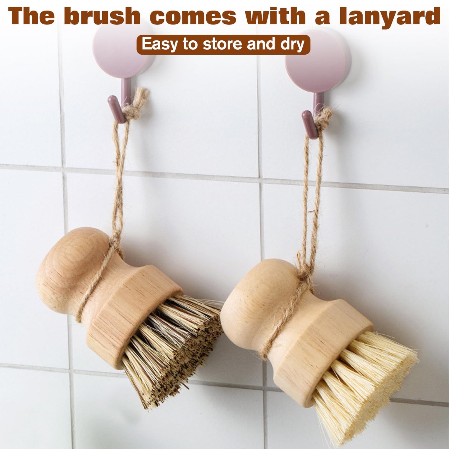 LEONTOOL 3 Pcs Cutting Board Oil Wax Applicator and Scrub Brush Set Natural Bamboo Wood Applicator for Mineral Oil Boards, Wooden Butcher Blocks, Spatulas, Spoons, Wooden Worktops, Utensil Care