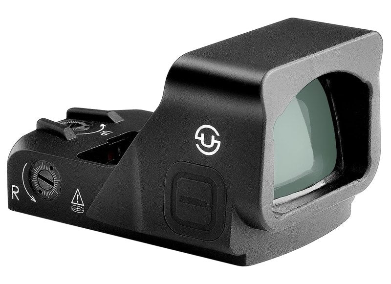 Zulisy OWL 3 MOA Green Dot Sight, for Doctor/Viper Footprint Optics Ready Cut EDC Pistol, Shake Awake 1x24mm Full Size Open Reflex Scope, with Picatinny Rail M1913 Rifle Mount Adapter Plate