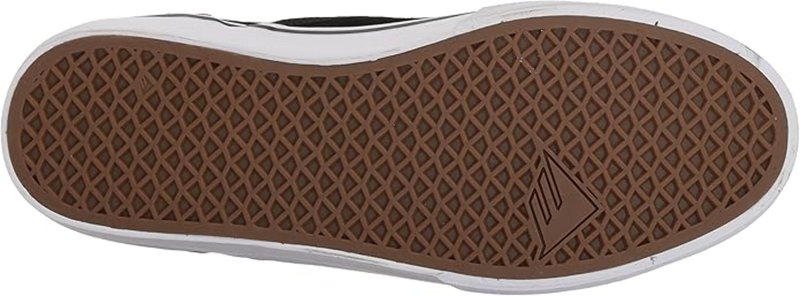 Emerica Wino G6 Slip-On – The Best Slip-on Available, Easy Skate Access, Reinforced Build, Cushioned Feel, Everyday Wear Black/White/Gold