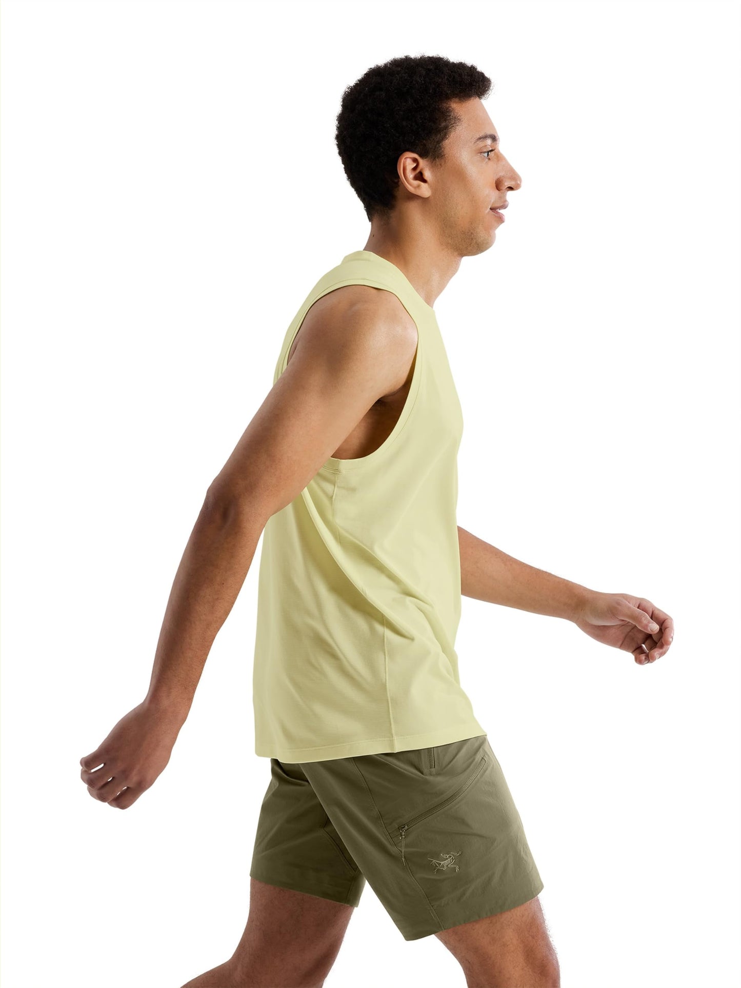 Arc'teryx Cormac Tank Men's | Performance Tank for High-Output Activities - Redesign | Ray Heather, X-Large