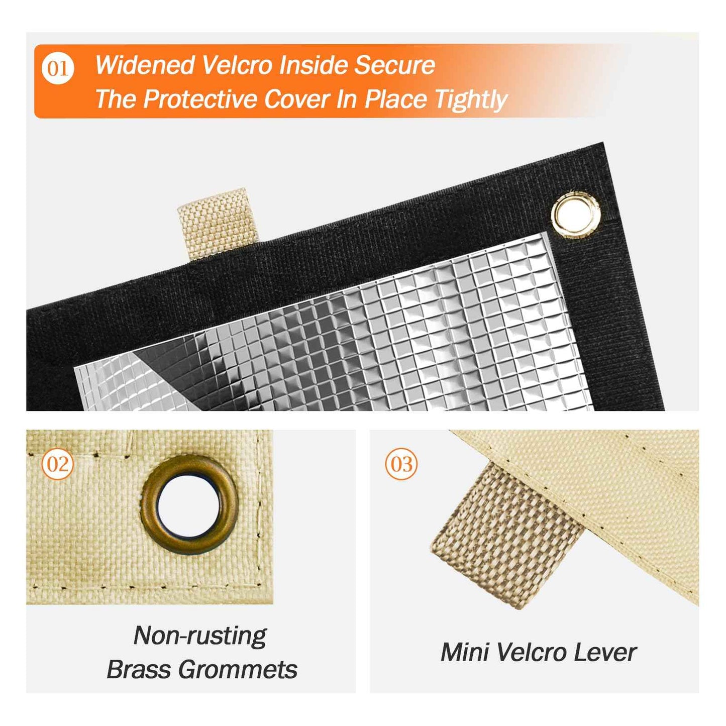 2-Way Opening Backflow Preventer Pipe Insulation Cover (5°F) - Irrigation Sprinkler Valve Cover - Water Well Pump Cover - Sturdy 5 Layers for Winter Freeze Protection (14" W x 18" H, Beige