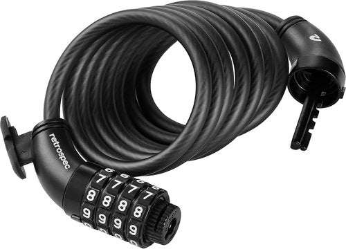 Grizzly Plus Integrated Combo Bike Lock - 12mm Durable Security Solution for Cyclists
