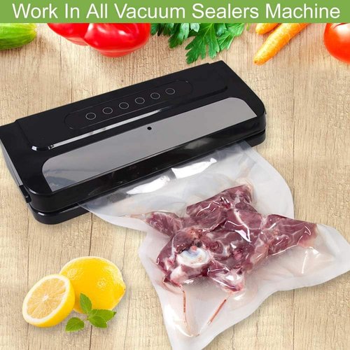 MakMeFre Vacuum Sealer Bags - 8 Pack (4 Rolls of 8"x20' & 4 Rolls of 11"x20') | BPA Free, Puncture Resistant, Ideal for Sous Vide Cooking