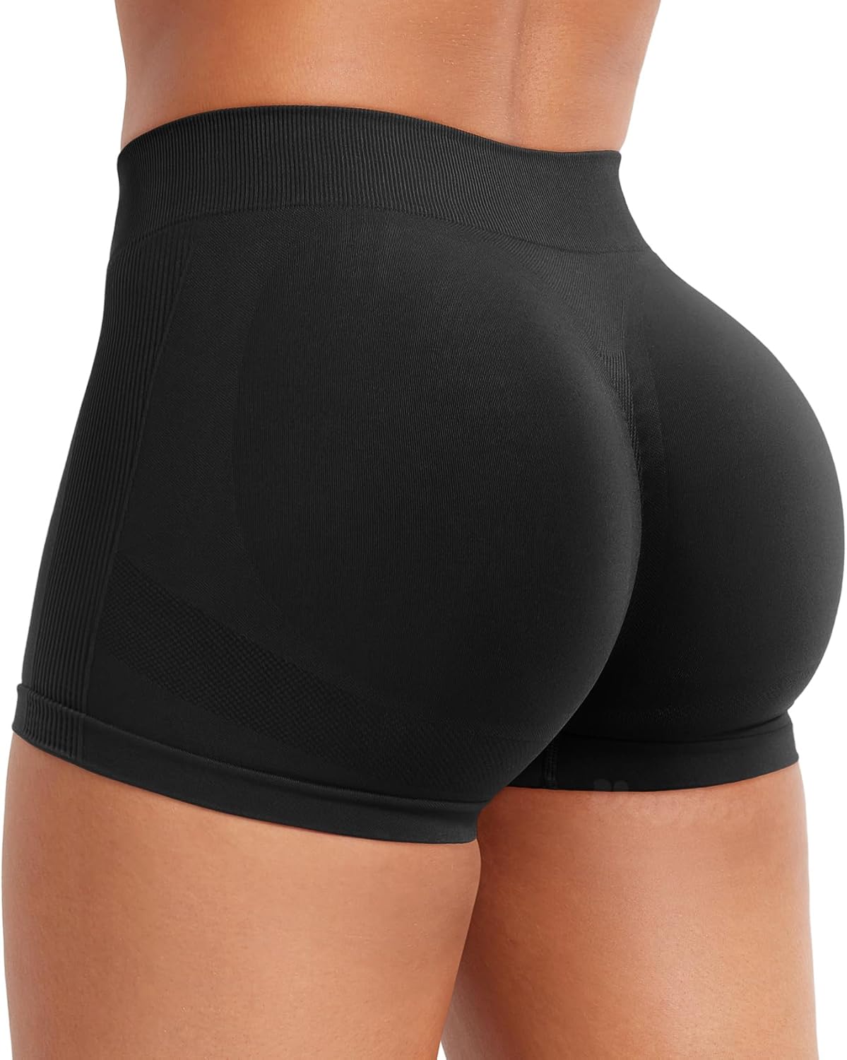 VOYJOY Booty Shorts - 2.5" Low Rise Seamless Scrunch Design for Lifting | Perfect for Gym & Running