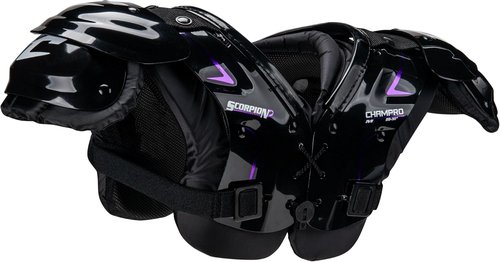 Champro Scorpion Youth Football Shoulder Pads - Lightweight Protection for Young Athletes