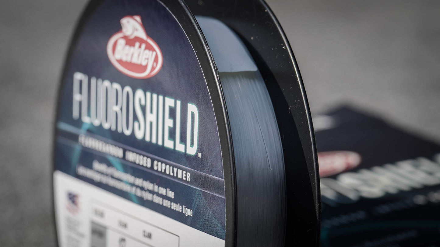 Berkley FluoroShield™, Clear, 8lb | 3.6kg, 3000yd | 2743m Fishing Line, Suitable for Freshwater Environments