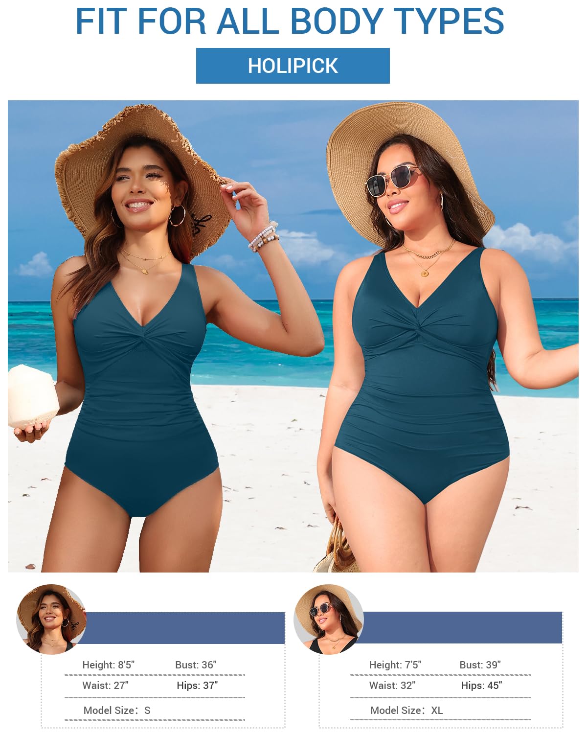 Green Tummy Control One Piece Swimsuit Full Coverage Bathing Suit L