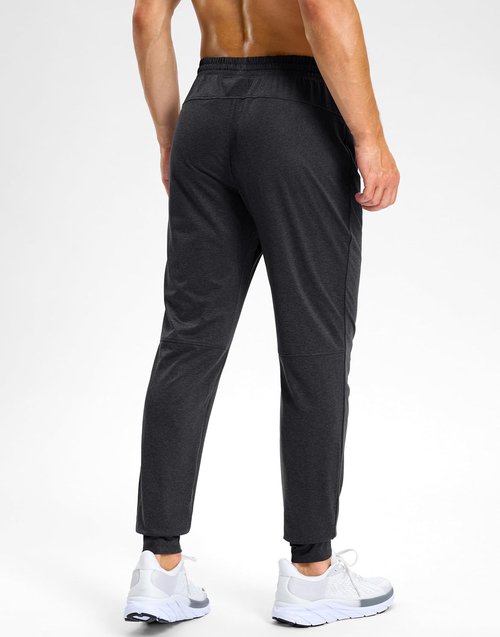 G Gradual Men's Joggers - Quick Dry Stretch Tapered Sweatpants with Zipper Pockets | Athletic Workout Pants