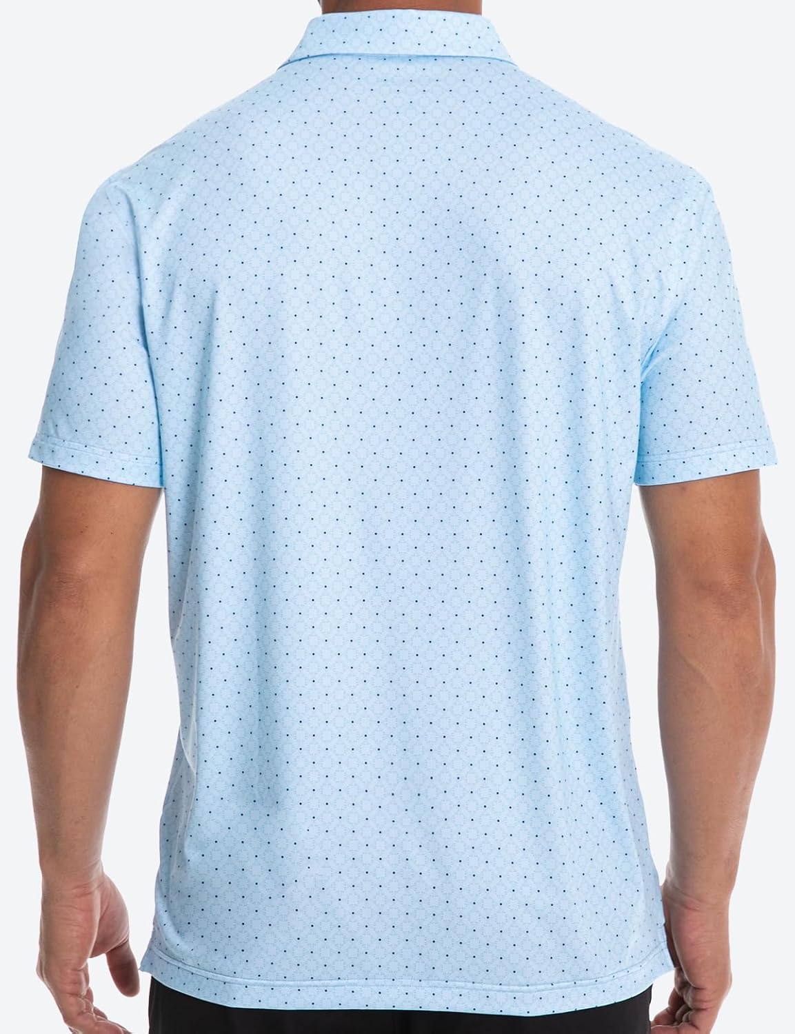 Skiennix Men's Golf Polo Shirt - Short Sleeve Dry Fit Performance | Moisture-Wicking Print Design