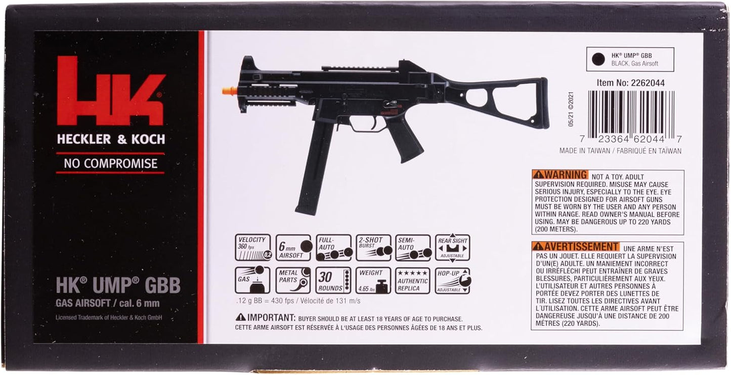 VFC H&K HK UMP GBB Airsoft Gun - Realistic Blowback Action | Durable Design for Enthusiasts