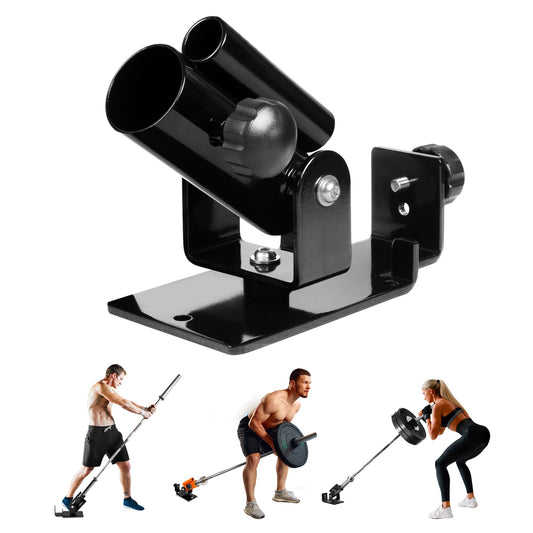 Yes4All Combo Viking Press Attachment and T-bar Row Platform/Viking Press for 2-Inch Olympic Barbell – 3 Hand Grip Positions for Increased Versatility