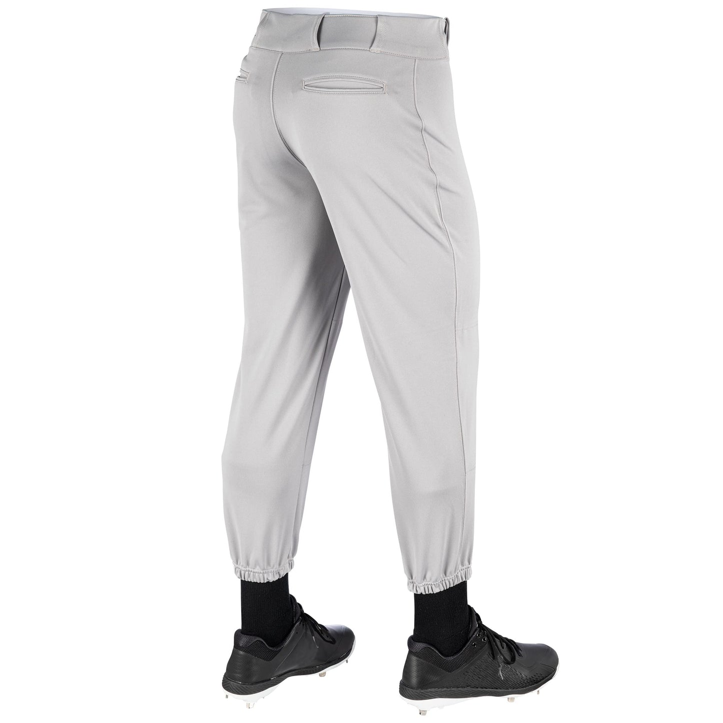 Champro Traditional Fit Triple Crown Classic Baseball Pants in Solid Color with Reinforced Sliding Areas, Gray, Medium