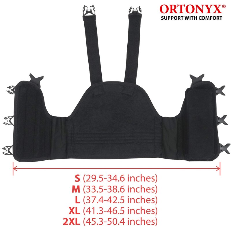 ORTONYX Sternum and Thorax Support Chest Brace Post Open Heart Surgery Sternum Fractures Rehabilitation / ACHB5255-S