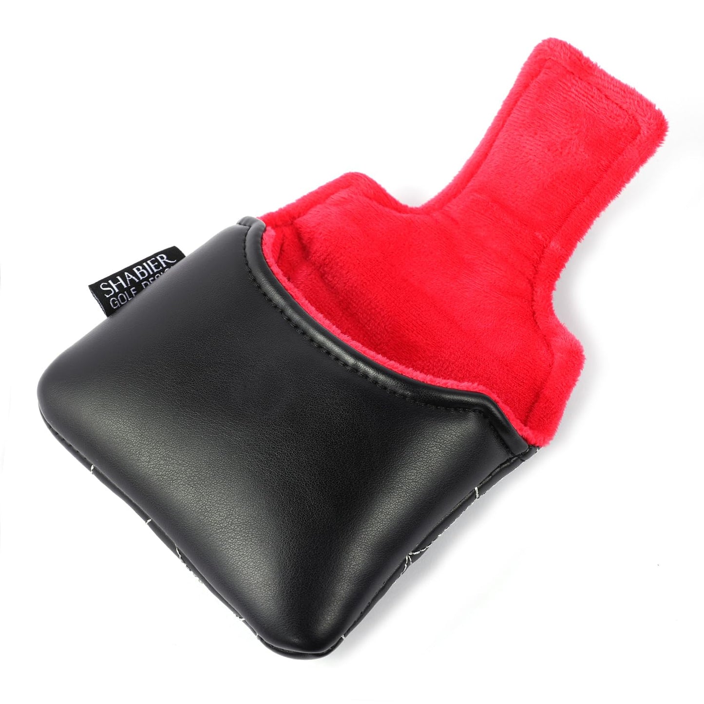 SHABIER Golf Large Mallet Headcover for with piders Design for Golf Putter Club (Black piderS)