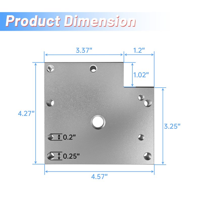 Motor Adapter Plate Set, Compatible with Razor RSF350 Models, Fit for MY1020 Motor Upgrade