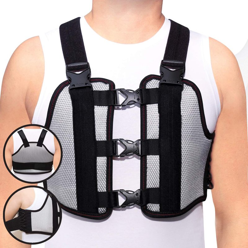 ORTONYX Sternum and Thorax Support Chest Brace Post Open Heart Surgery Sternum Fractures Rehabilitation / ACHB5255-S
