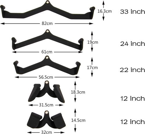 Fitvids Multifunctional Home Gym System - 5-Piece Workout Station with Multiple Grip Handles