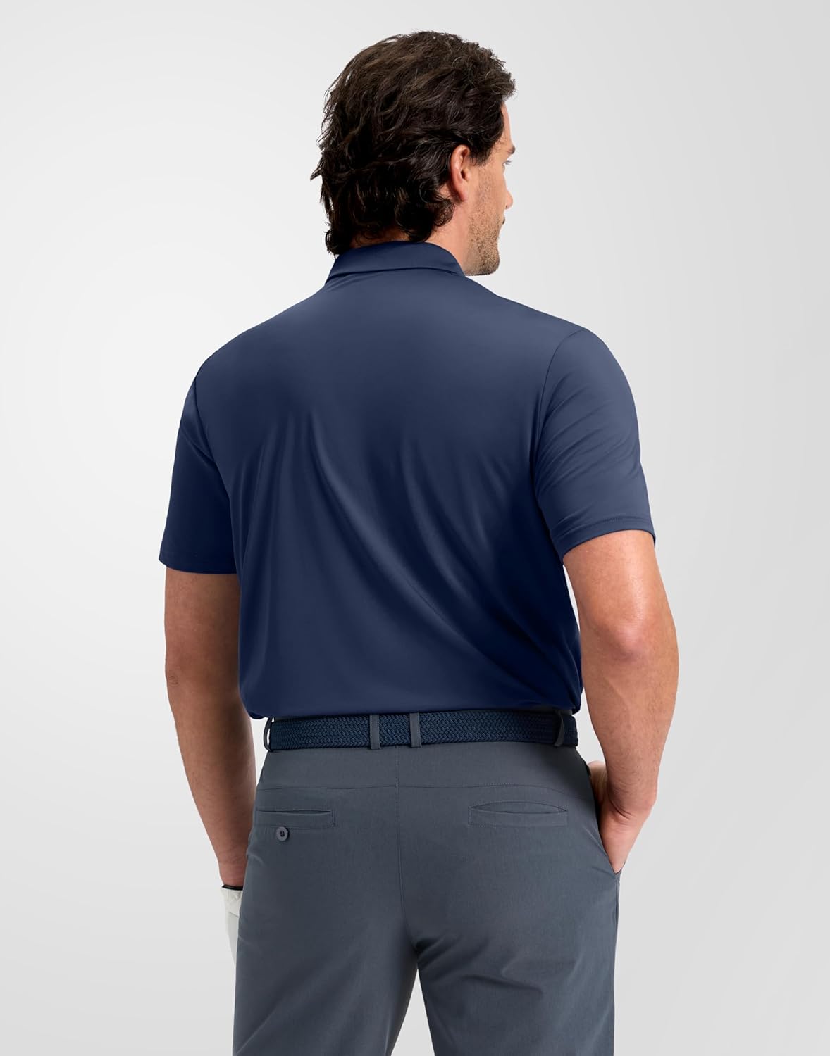 Obla Men's Golf Shirt - Short Sleeve Dry Fit Moisture-Wicking Polo | Athletic Casual Workwear