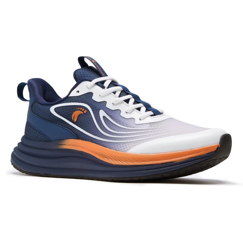 Men's Orthopedic Wide Road Running Shoes: Plantar Fasciitis Hammer Toes High Arch Supportive Neuropathy Heel Spur Walking Shoes, Lightweight Stylish Golf Trail Sneakers Dark Blue Size 10