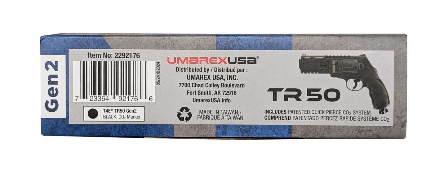 T4E TR50 Gen 2 Revolver .50 Caliber Training Pistol Paintball Gun Marker