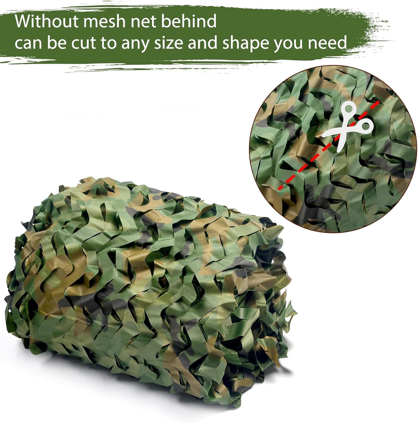 Skiennix Camo Netting - Versatile Camouflage Tarp for Hunting, Camping & Decorations | 20x20, 10x20, 10x10 Sizes