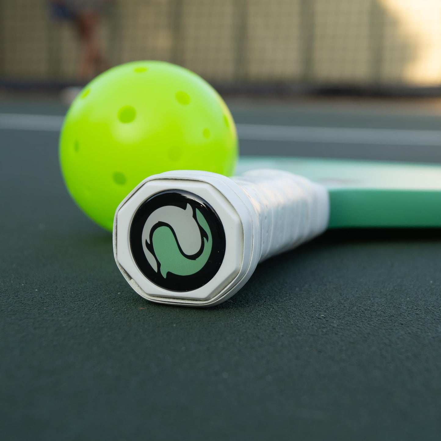 Aiso Matcha | Cute Pickleball Paddles Set of 2 | Premium Starter Set for Beginners with 4 Pickleballs and Portable Carry Bag | Lightweight & Durable Fiberglass with PP Honeycomb Core