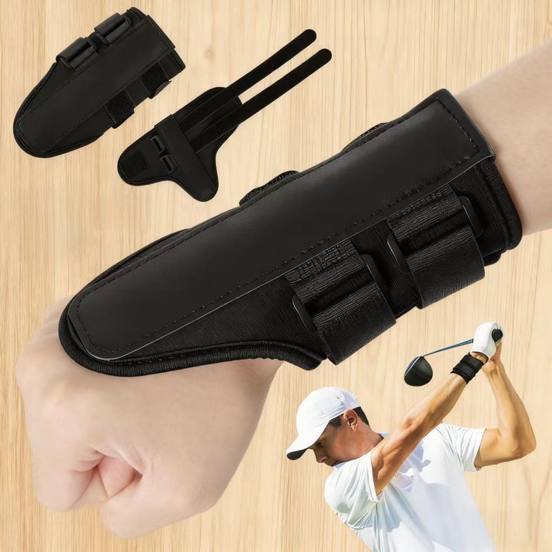 Upgraded Golf Wrist Training Aid with Golf Swing Band,Wrist Trainer Pro Golf & Arm Band Aid,Golf Training Kit with Arm Band & Wrist Strap to Correct Wrist Angle and Develop Muscle Memory for Beginner