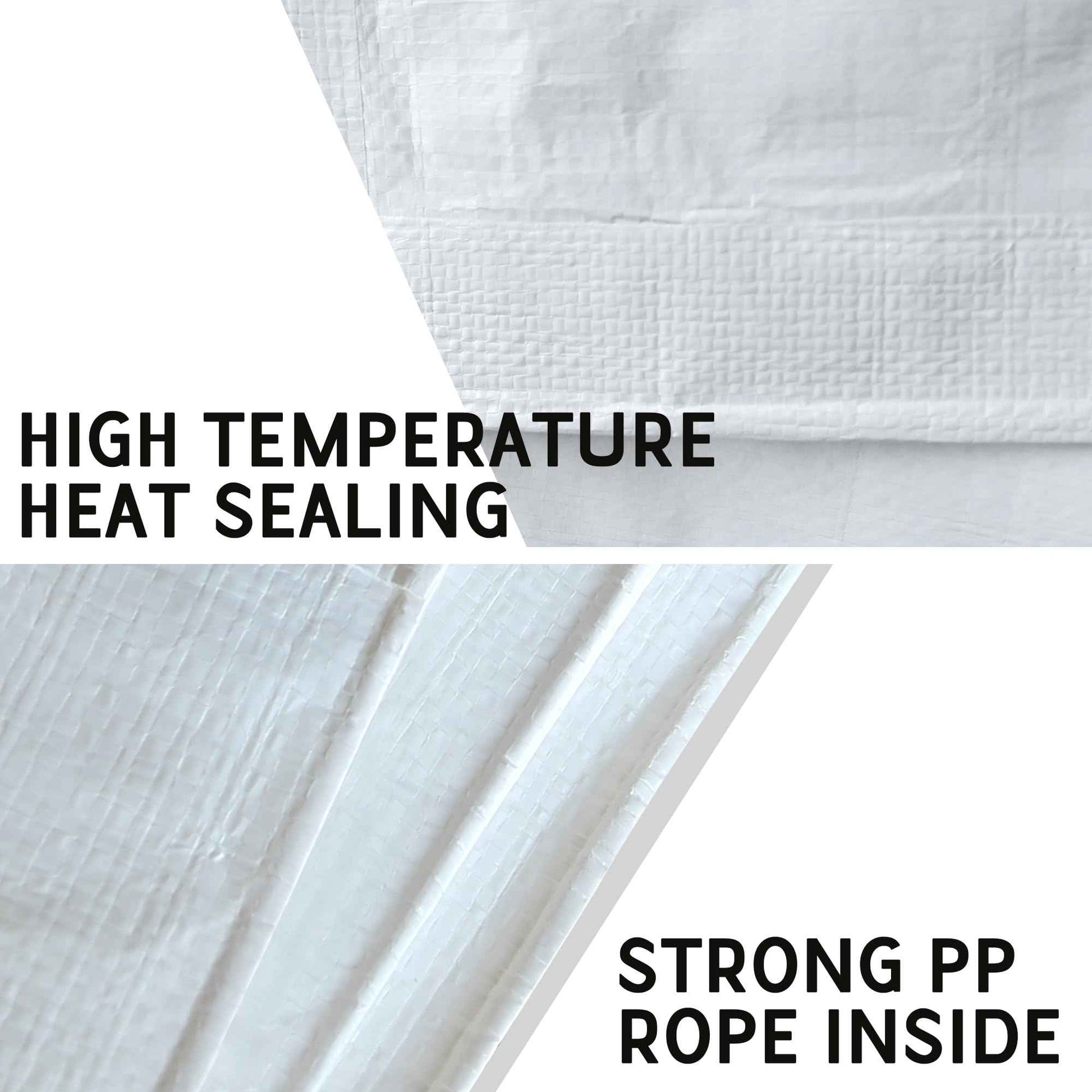 STARPYNG-7 Mil White 12x16 Feet Tarp-Multifunctional White Waterproof Tarpaulin-Waterproof, UV Resistant, Rip and Tear Resistant, Poly Tarpaulin with Reinforced Edges for Cover