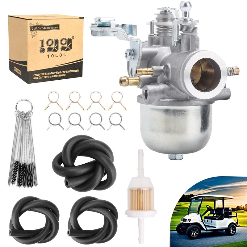 10L0L Carburetor for Yamaha G1 Golf Cart 1983-1989 2 Cycle Engine | Replaces J24-14101-00 & J24-14101-01 | Fits Yamaha G1 1979-1989 Gas Golf Cart Parts & Tune Up Kit Replacement