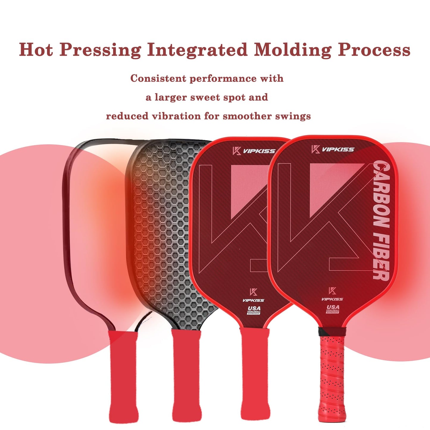 Pickleball Paddle, USAPA Approved Aramid Fiber Pickle Ball Paddle with 16MM Polypropylene Honeycomb Core, Lightweight Pickleball Racket for Men & Women, Durable Paddle for Indoor Outdoor Play