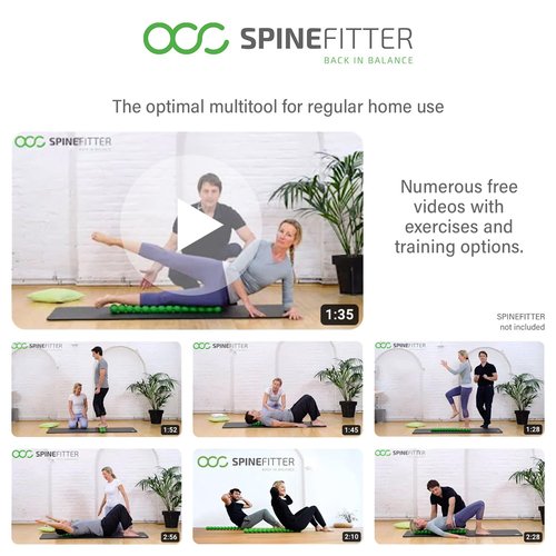 SPINEFITTER by SISSEL Extension Kit | Extends by 4.7 inches | Ideal for Travel & Office | Fascia Release & Spine Mobilization | Max. User Weight: 330 lbs | Includes Connector & Instructions