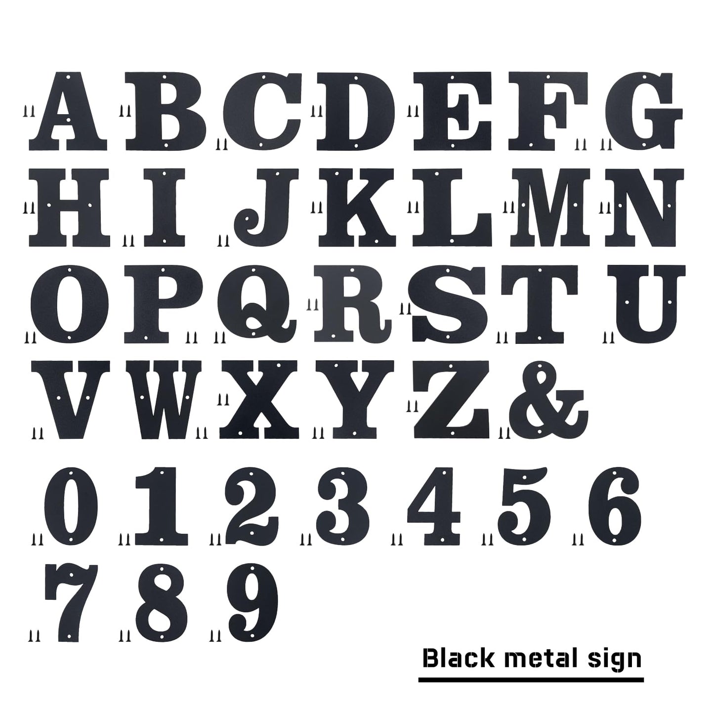 8 Inch Metal House Numbers, House Address Letters and Numbers for Outside Signs, Metal Letters Door Numbers Signage Street Address Plaque for Garden Door Mailbox Decor (Number 2)