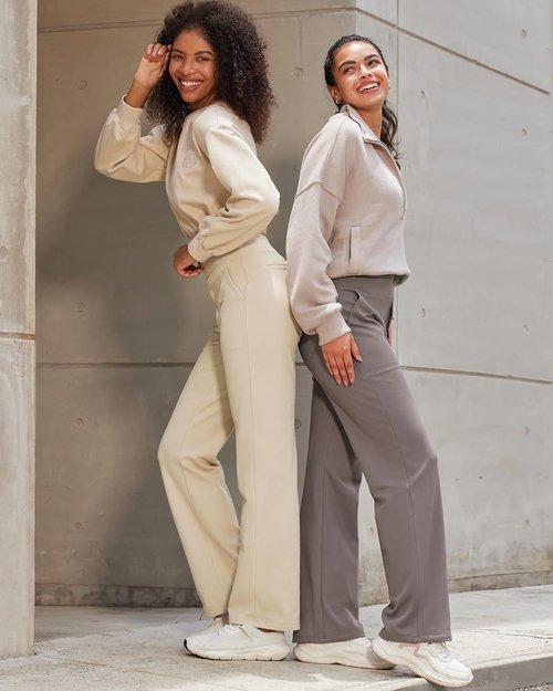 G4Free Yoga Pants for Women - High Waist Wide Leg Design with Pockets | Casual Stretch Sweatpants in Petite, Regular, Tall Sizes