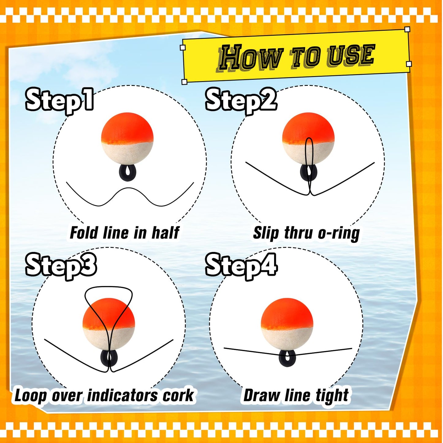 Sonwyoung 9 Pcs Fly Fishing Strike Indicators for Trout Neon Fishing Bobbers Floats(S,Neon)