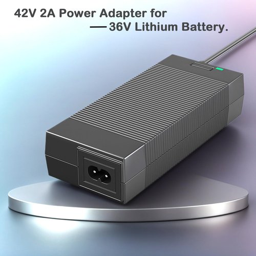 UL Certified 42V 2A Electric Scooter Charger for 36V Lithium Battery,for Gotrax,Jetson,Razor,Segway,Swagtron,Bird,Electric Bike Charger DC Connector 5.5mmx2.1 and 2.5mm
