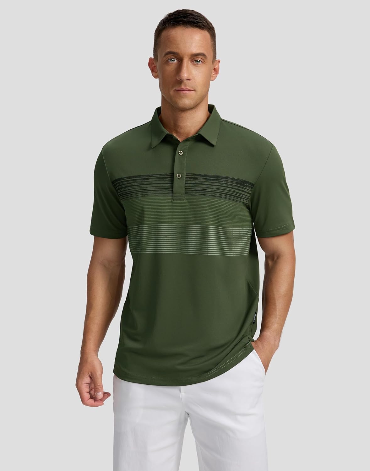 Skiennix Men's Golf Shirts - Dry Fit Moisture-Wicking Performance Polo | Short Sleeve Casual Athletic Wear