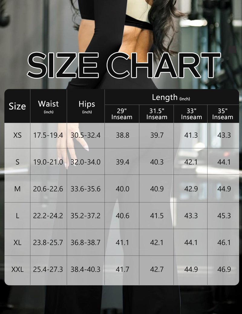 Ieumaz Women Straight Leggings Bottoms High Waist Gym Workout Leggings Stretch Casual Wide Leg Yoga Pants Black