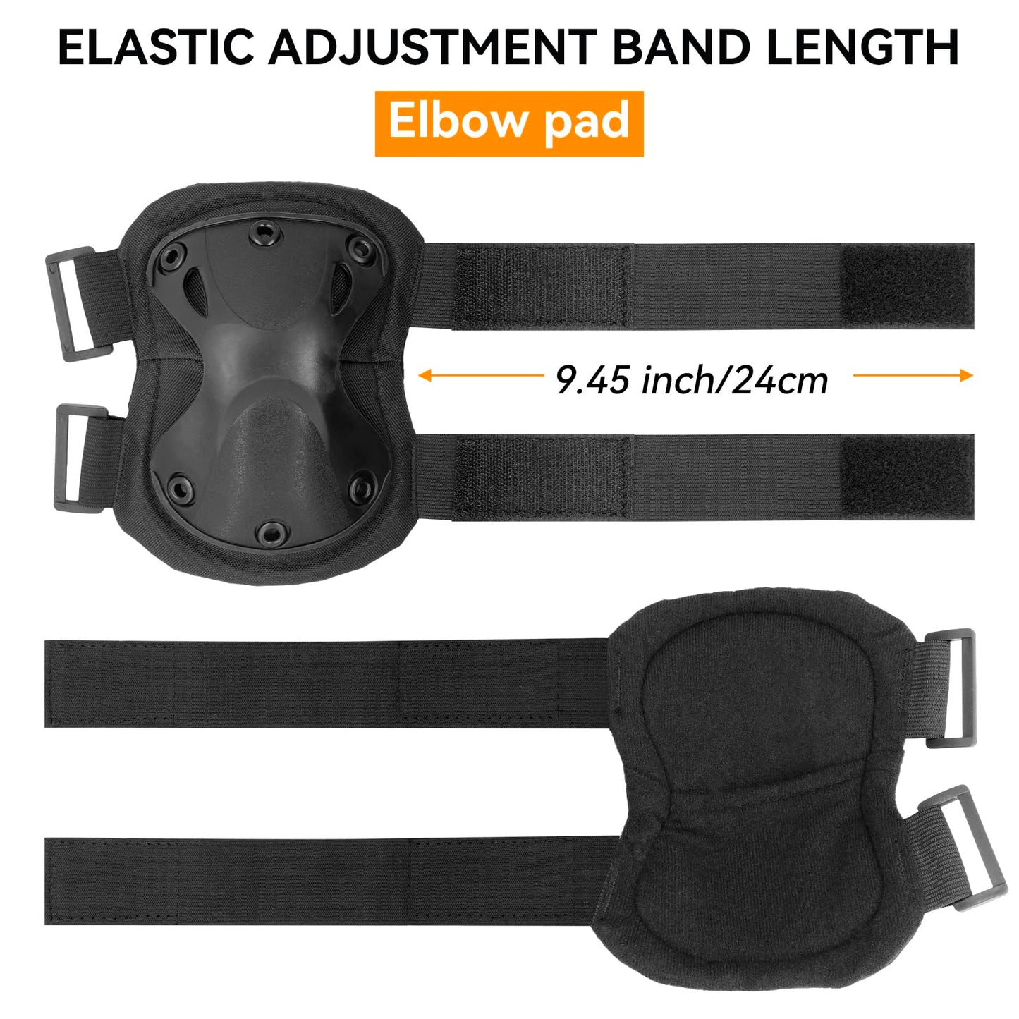 AOUTACC Combat Elbow Protective Pads Set for Outdoor CS Paintball Game Cycling Safety Skateboarding Gear Skates Knee Protection Guard Pads