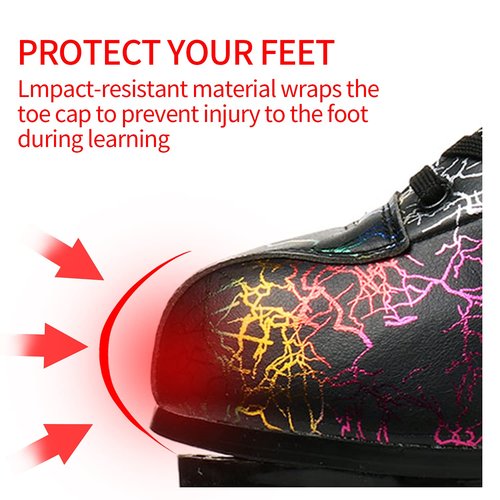 Roller Skates for Women Men, PU Leather Classic Double-Row Light-Up Wheel, Roller Skates for Indoor Outdoor, Beginner