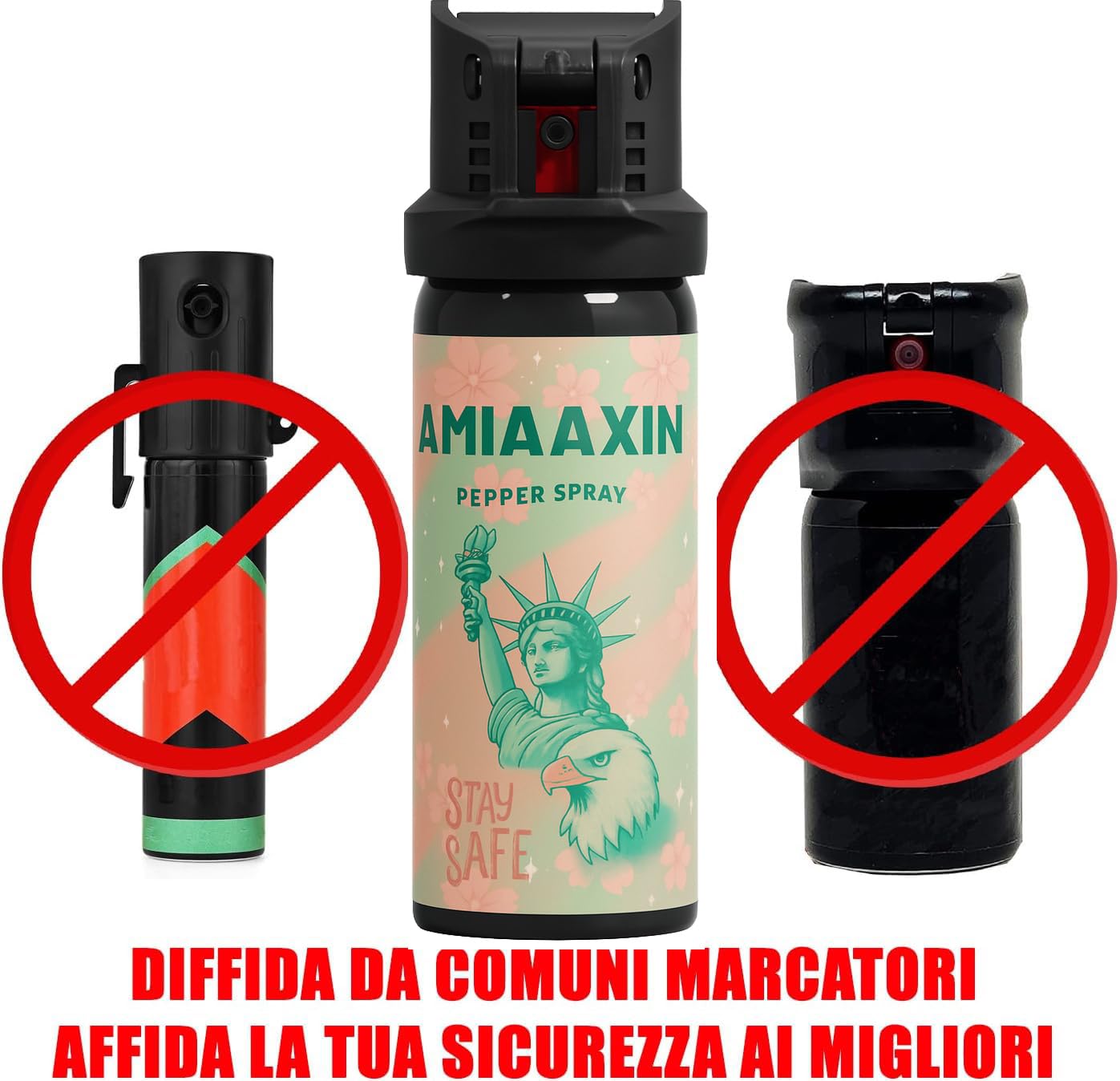 2.0 OZ Feel Safer for Women and MenPocket Self-Defense Kit Anti-Aggression Kit