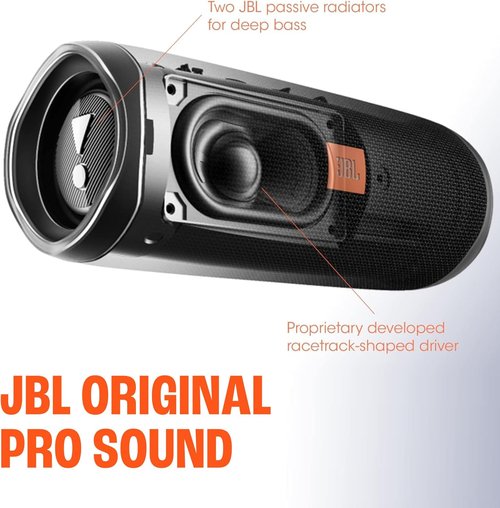 JBL Flip 5 - Waterproof Portable Bluetooth Speaker | Compact Black Design for On-the-Go Sound