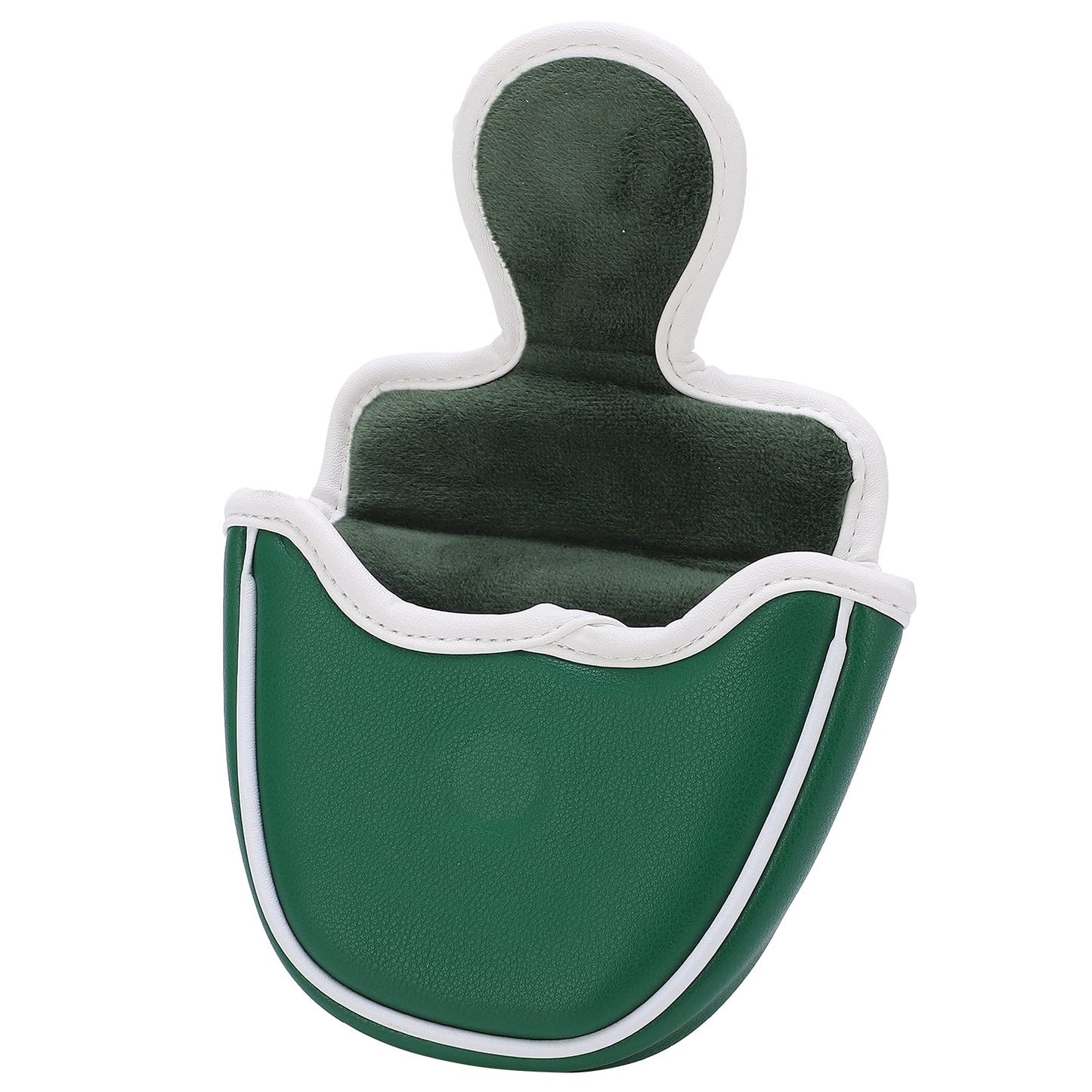 Putter Covers Odyssey Cover Putter Semicircle Putter Cover Mallet Putter Headcover Green Embroidered Cover Headcover Putter Cover Protector Copri Teste per mazza da Golf