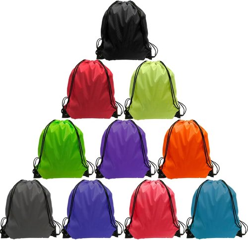 GoodtoU Drawstring Backpack - 30 Pack Sport Bags in 10 Vibrant Colors for Gym & Outdoor Use