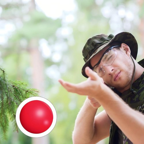 Civaner 68 Caliber Projectiles - Reusable Solid Plastic Nylon Paintballs for Defense & Practice